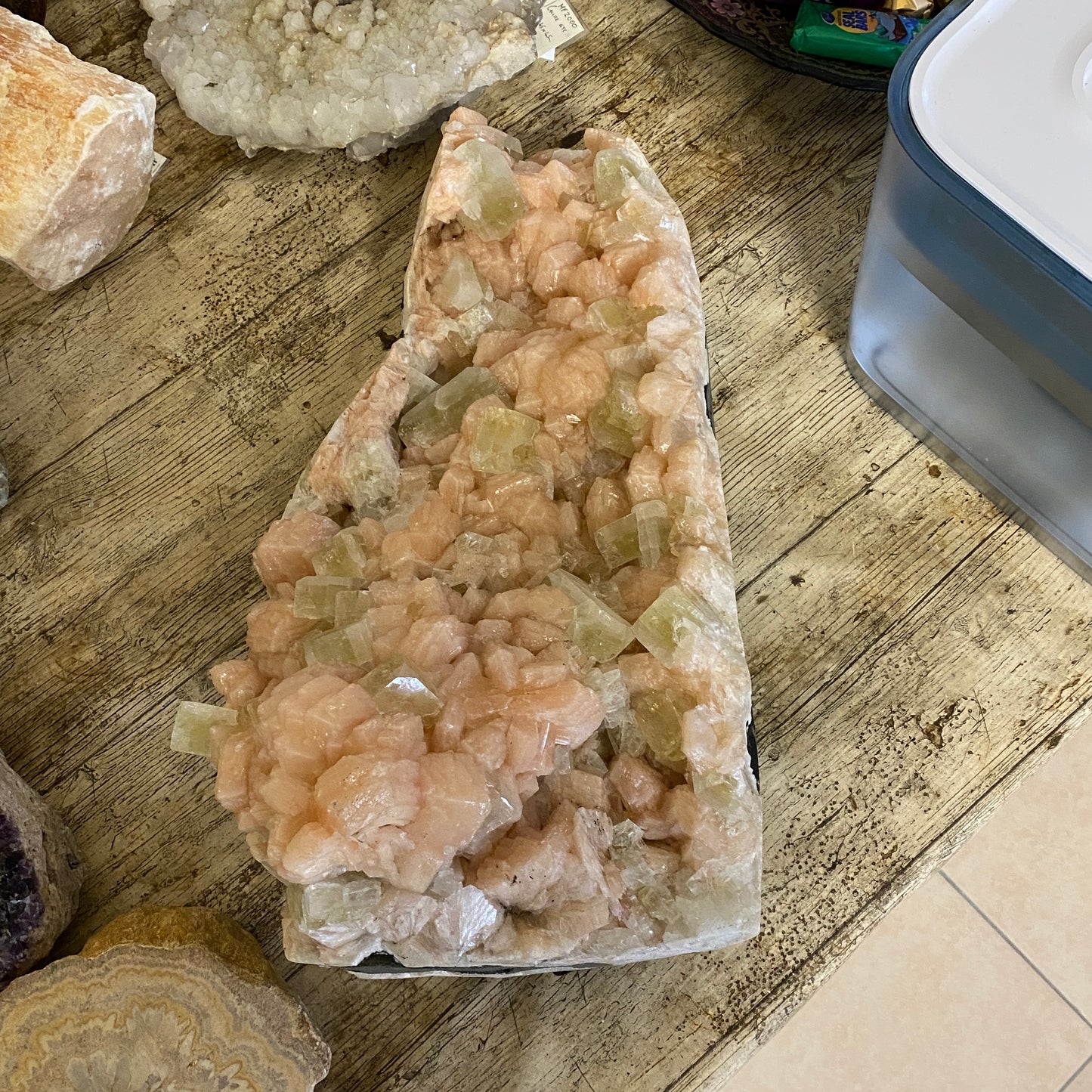 APOPHYLLITE WITH STILBITE - JALGAON, NASHIK, INDIA - MASSIVE 13kg+MF4146