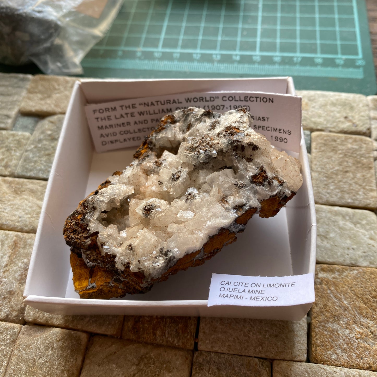 CALCITE ETC FROM OJUELA MINE, MAPIMI, MEXICO 118g MF6569