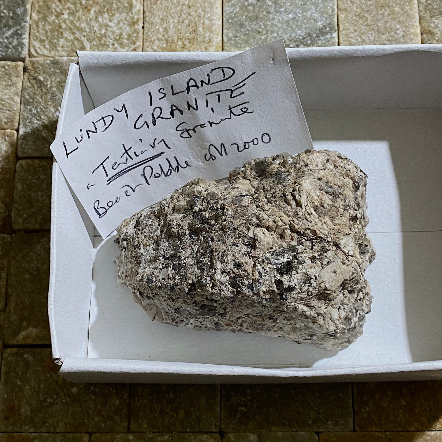 LUNDY ISLAND GRANITE BRITISH PALEOGENE VOLCANIC PROVINCE, 138g MF1451