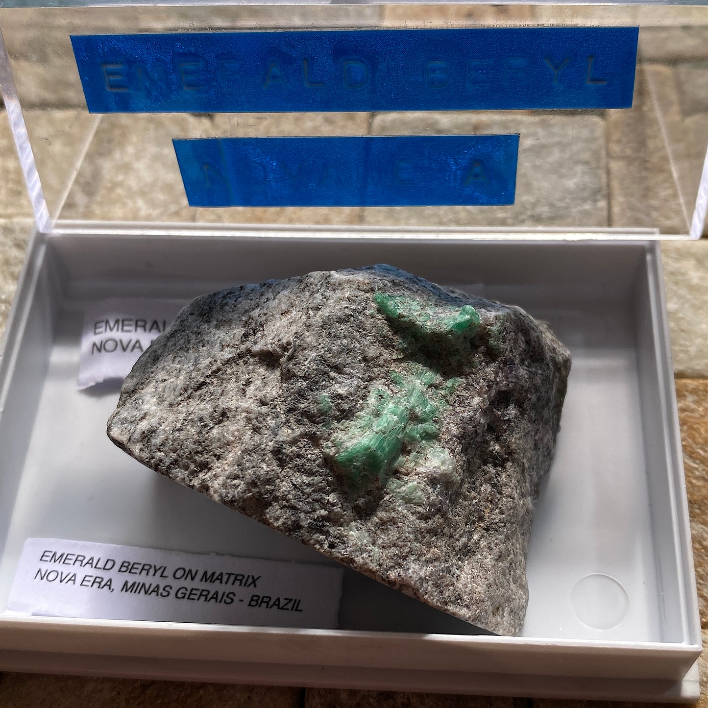 EMERALD BERYL - NOVA ERA, MINAS GERAIS, BRAZIL 62g. MF6674