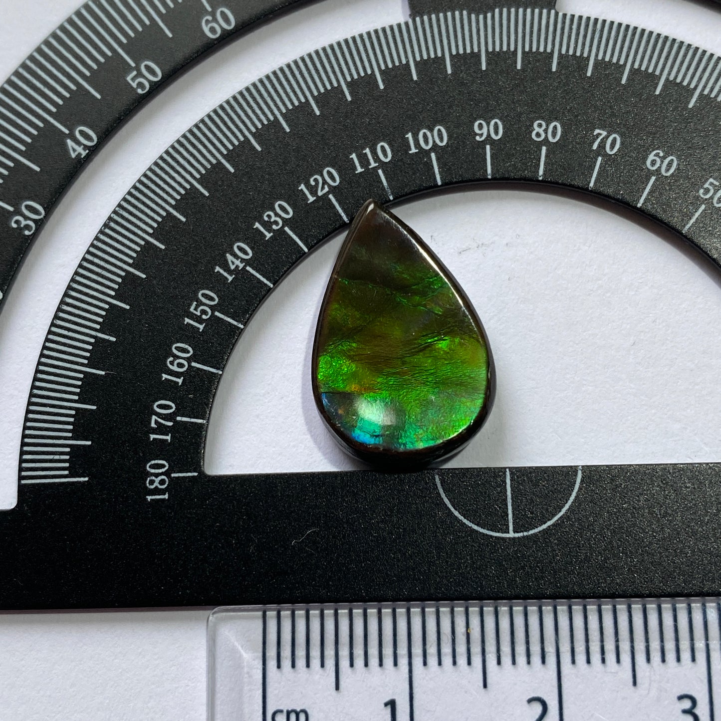 AMMOLITE DOUBLET GEMSTONE - LETHBRIDGE, ALBERTA, CANADA 8.80Ct MFG5124