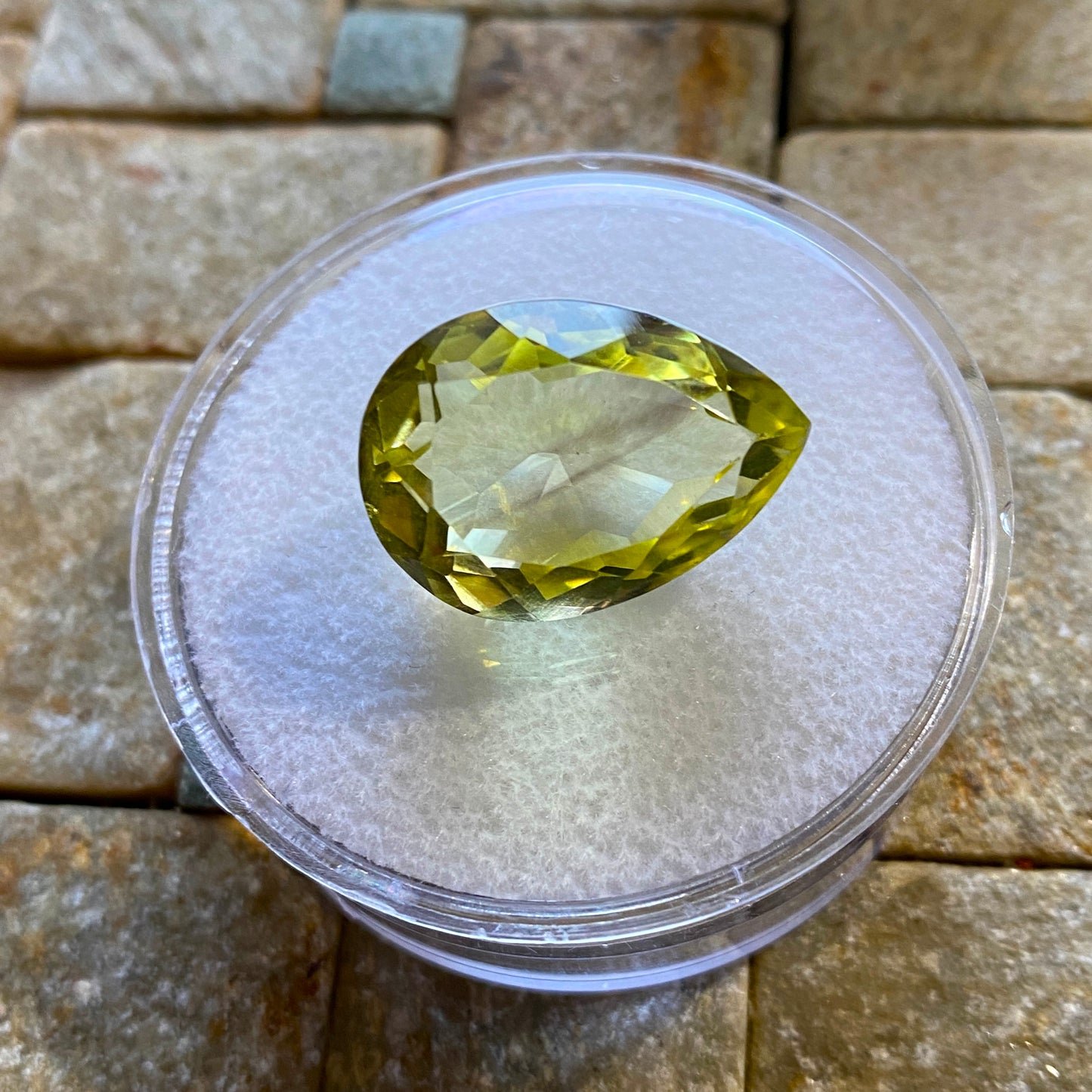 CITRINE QUARTZ GEMSTONE - SOLWEZI MINING DISTRICT, ZAMBIA LARGE 21.08Ct MFG2248