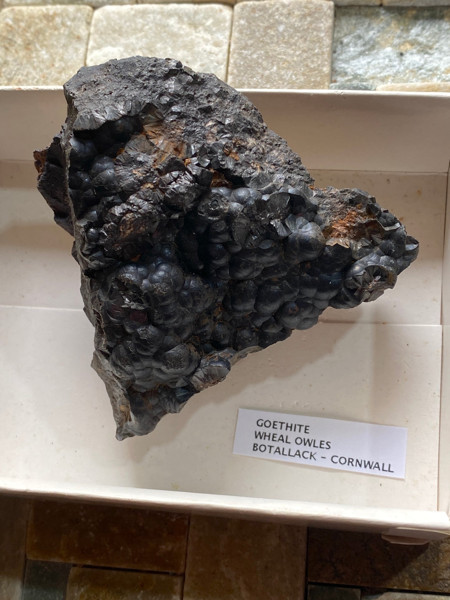 GOETHITE : WHEAL OWLES, BOTALLACK, ST JUST, CORNWALL 168g. MF5136