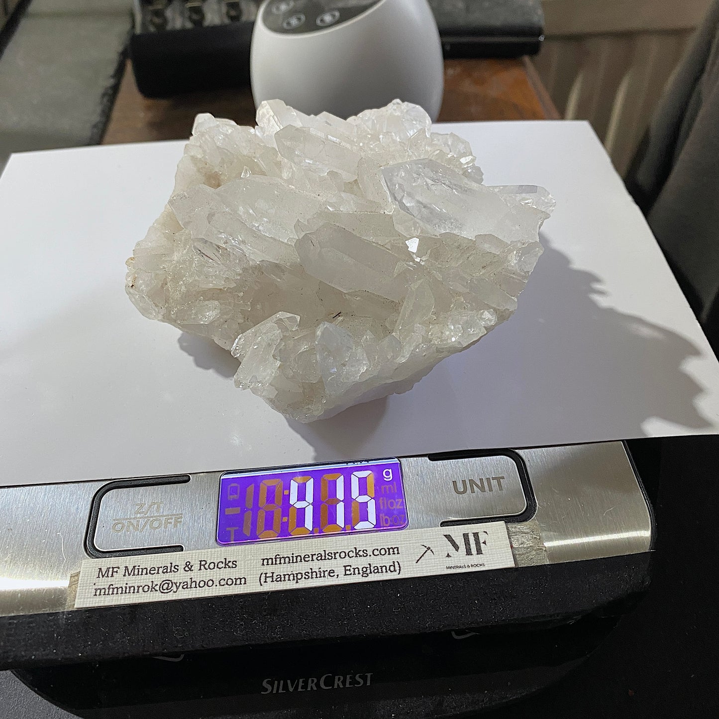 QUARTZ CRYSTAL ASSEMBLAGE - MOUNT IDA, ARKANSAS, U.S.A. 415g MF4512