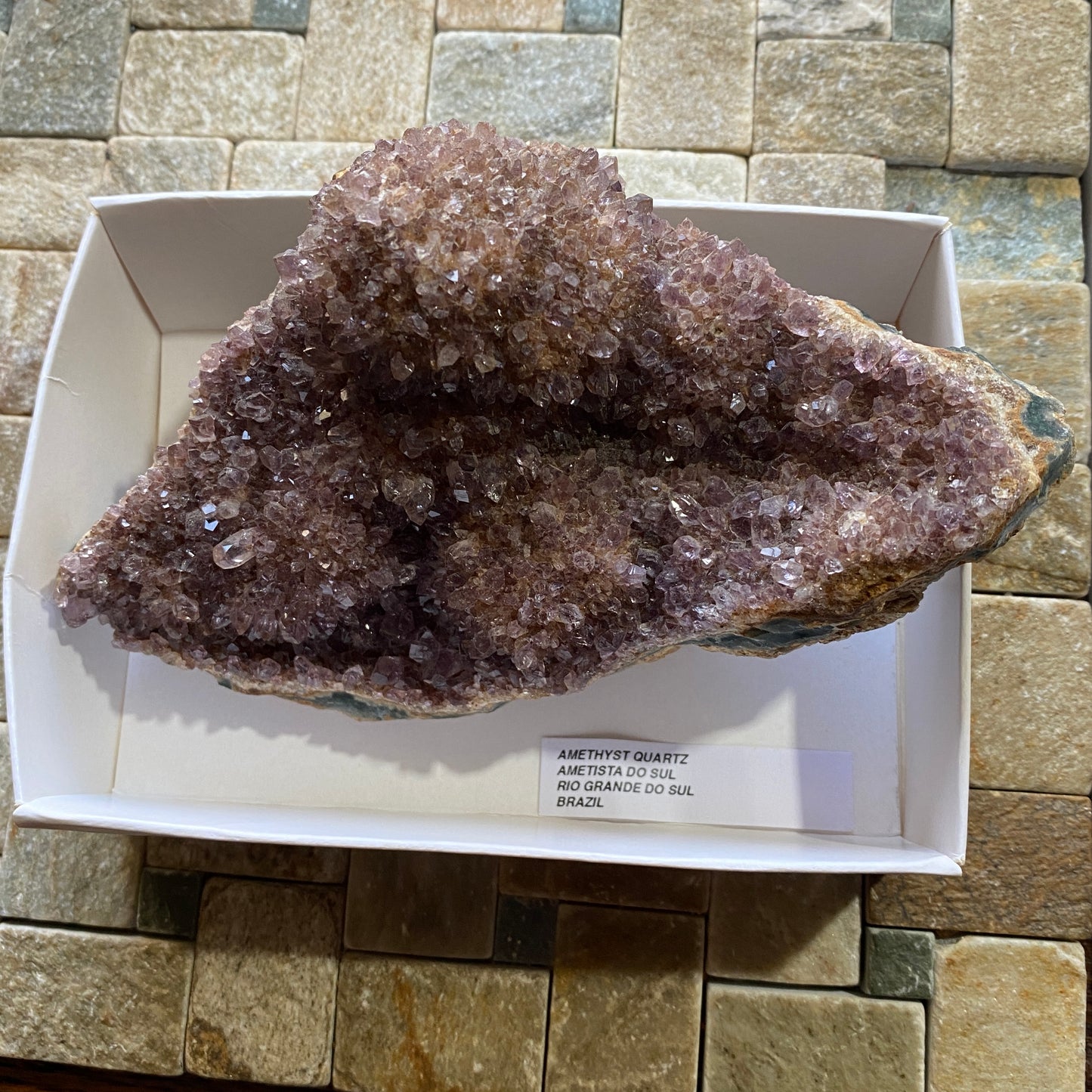 AMETHYST QUARTZ CRYSTAL ASSEMBLAGE - AMETISTA DO SUL, BRAZIL 419g MF4520