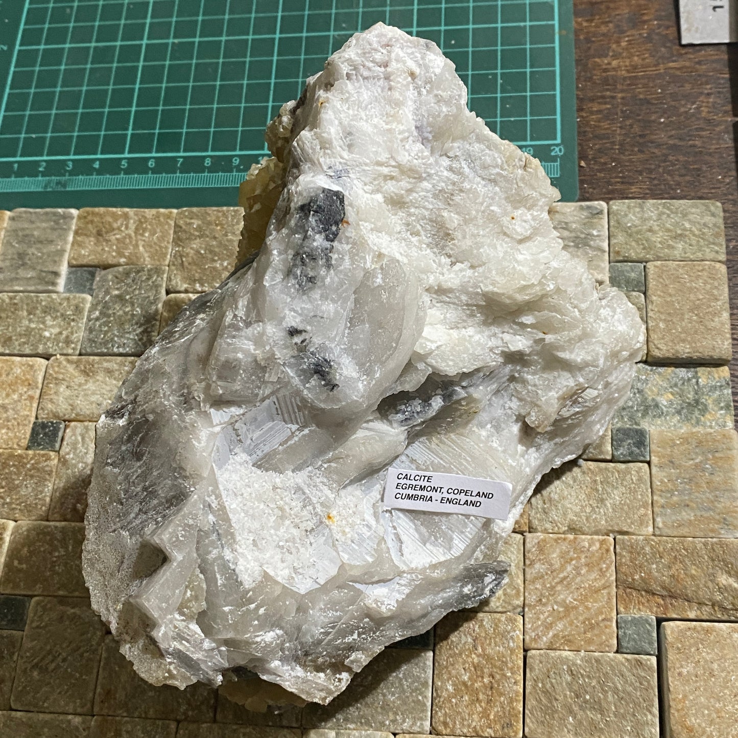 CALCITE - EGREMONT, COPELAND, CUMBRIA, ENGLAND LARGE SPECIMEN 1259g MF4187