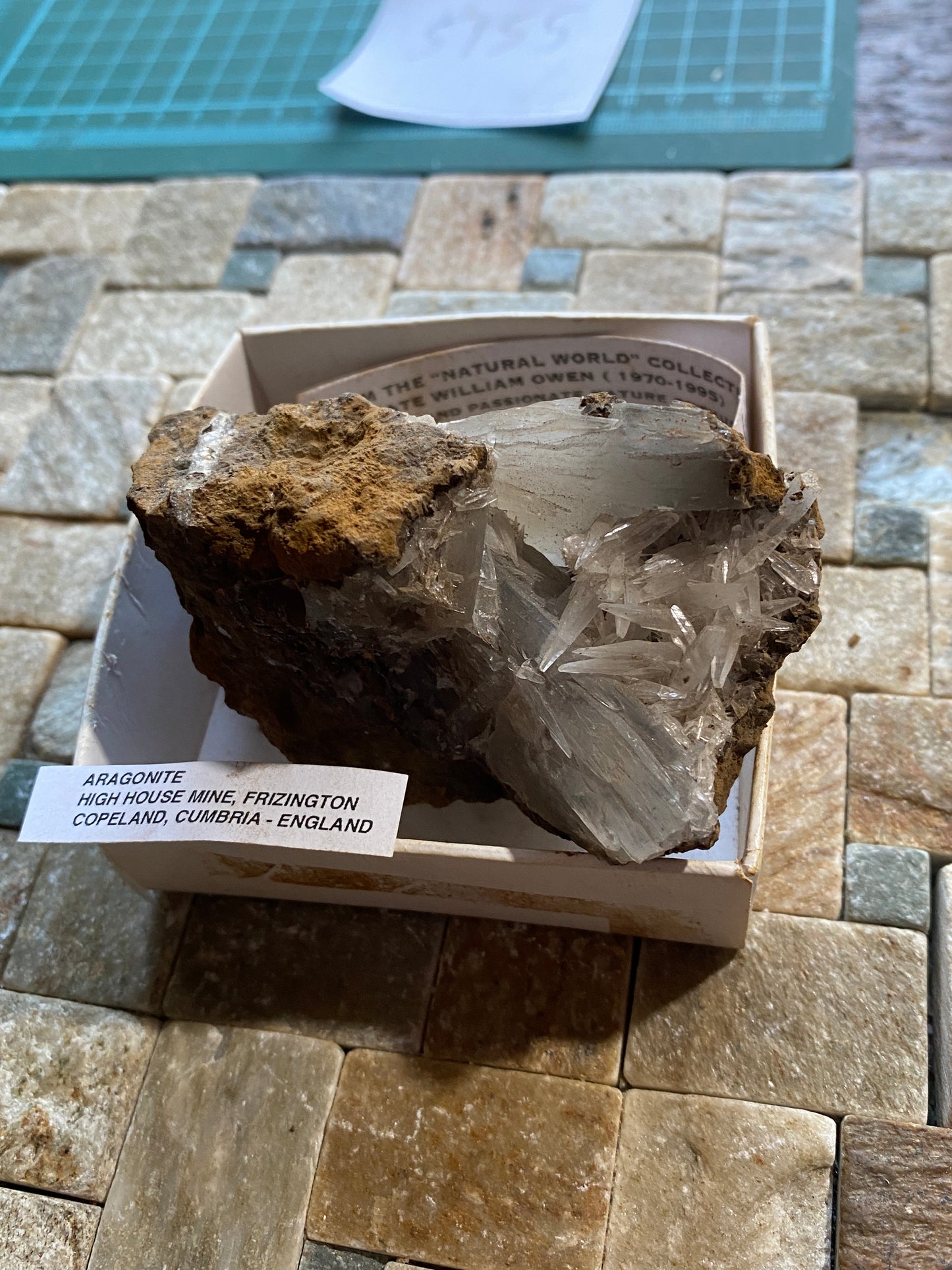 ARAGONITE : HIGH HOUSE MINE, FRIZINGTON, DOPELAND, CUMBRIA, ENGLAND 173g MF5155