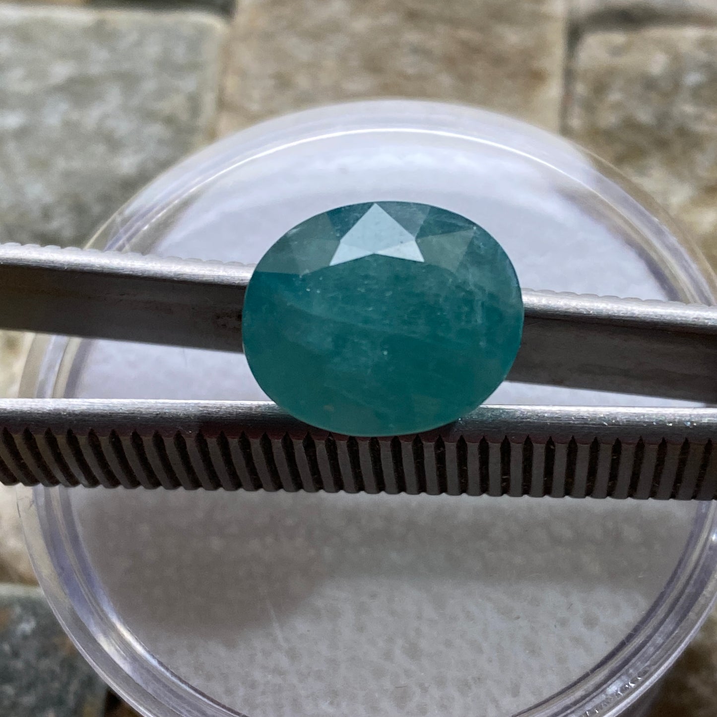 GRANDIDIERITE NATURAL GEMSTONE : VOHIBOLA, ANOSY, MADAGASCAR 6.52Ct MFG5466