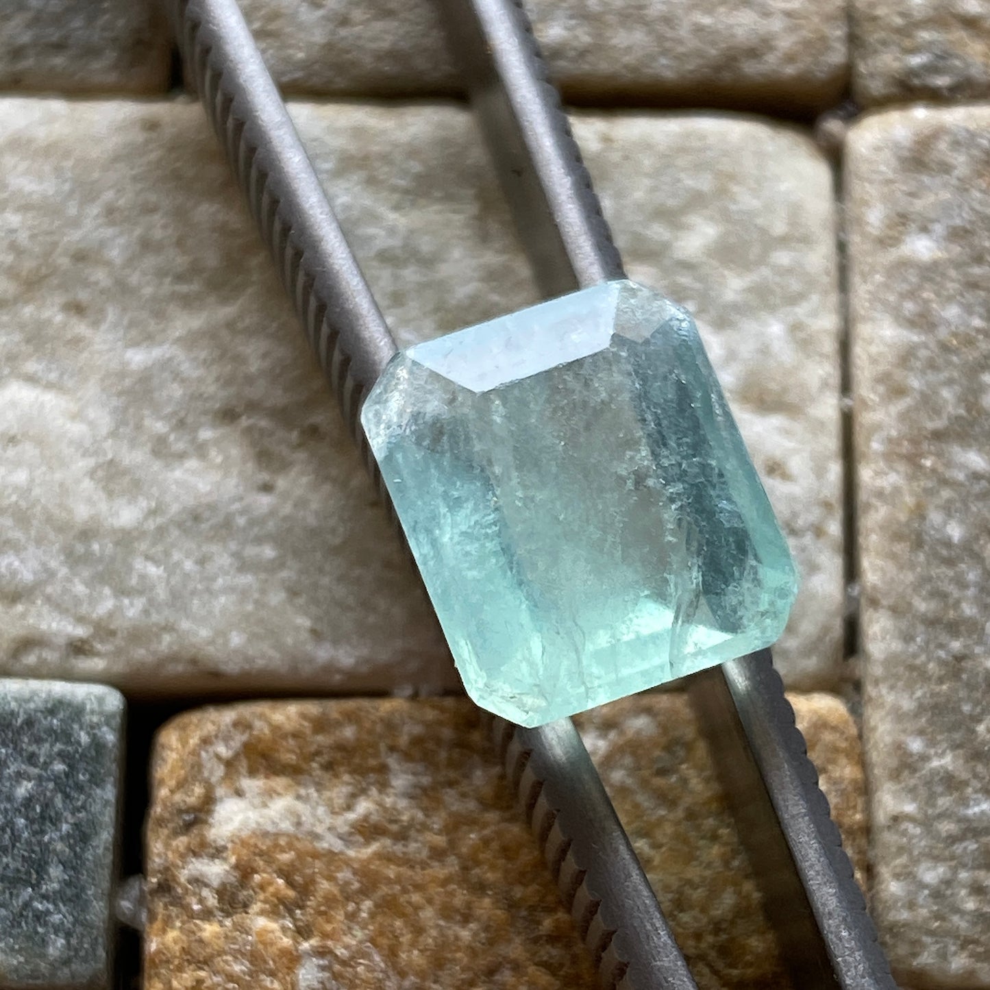 FLUORITE NATURAL MINED GEMSTONE - ERONGO MTS, NAMIBIA 6.89Ct. MFG2261