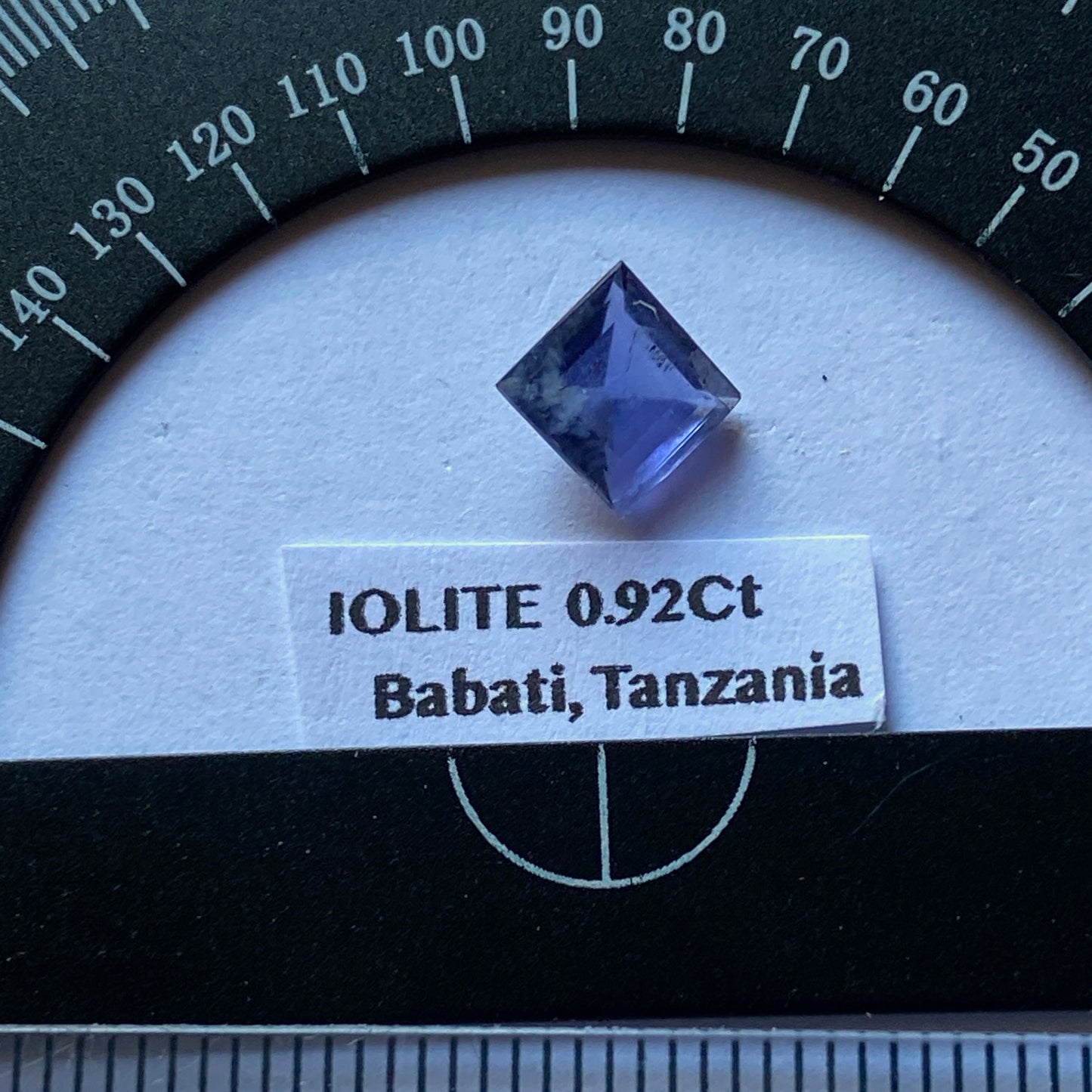 IOLITE NATURAL MINED GEMSTONE - BABATI, MANYARA, TANZANIA 0.92Ct MFG5335
