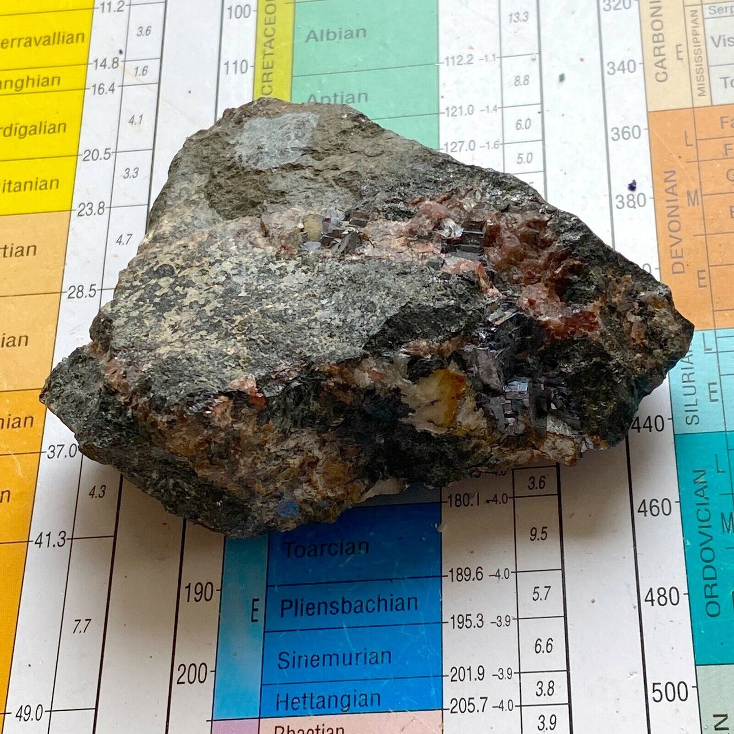 RHODONITE & GALENE DE FILIPSTAD, SUÈDE 225g MF9854