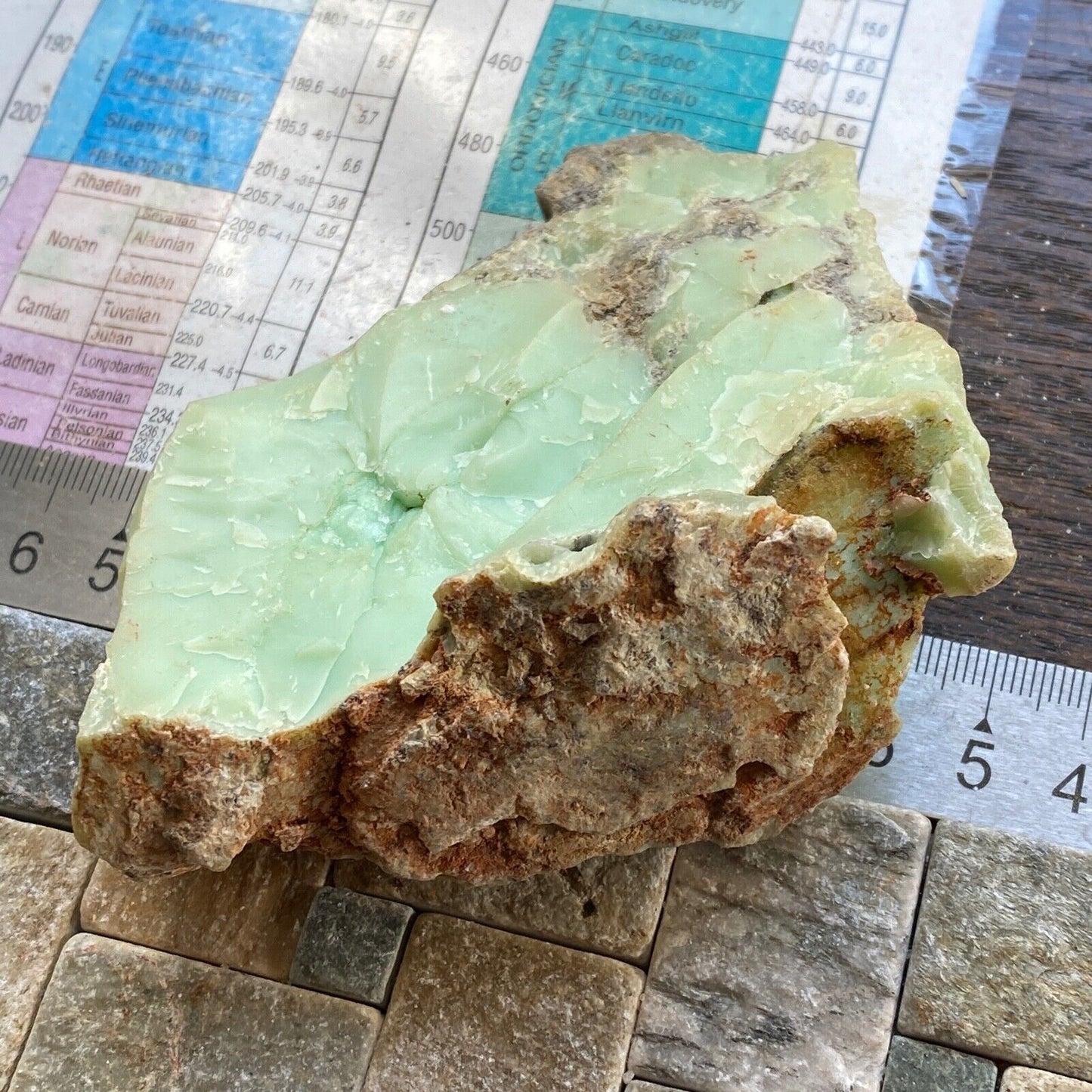 CHRYSOPRASE DE LA MINE DE SZKLARY, POLOGNE 227g MF6883