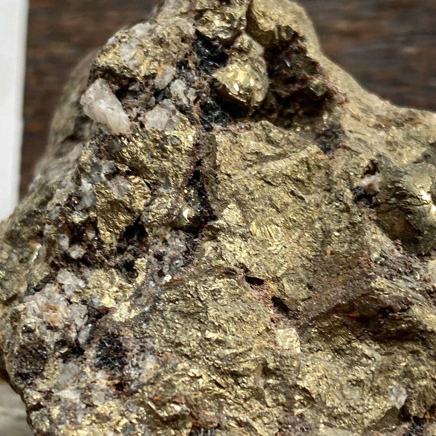 PIRITA SÓLIDA DE NANGILLIS, TRURO, CORNUALLES, INGLATERRA 166g MF154
