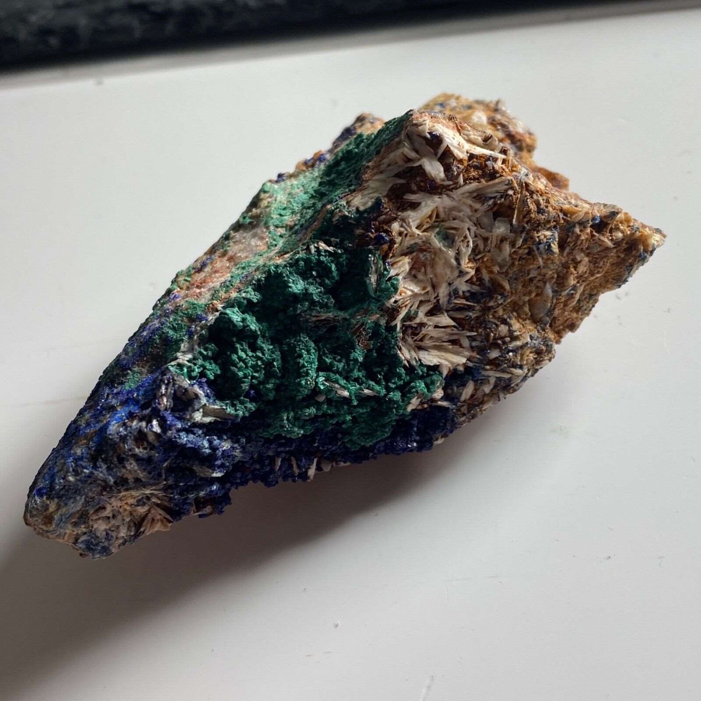 AZURITE/MALACHITE/BARYTE FROM MOROCCO 152g MF1009