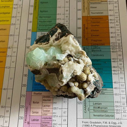 APOPHYLLITE WITH OTHER ZEOLITES  FROM INDIA 207g  MF3145