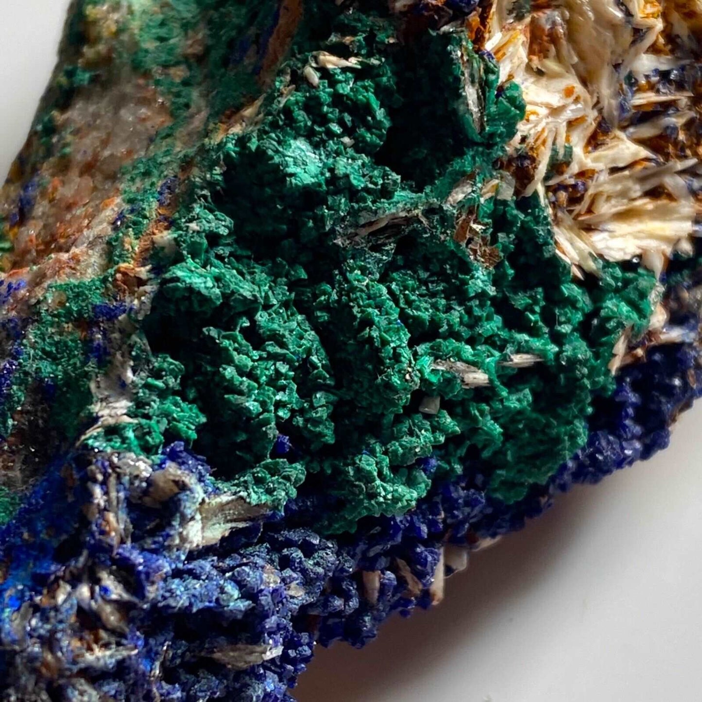 AZURITE/MALACHITE/BARYTE FROM MOROCCO 152g MF1009