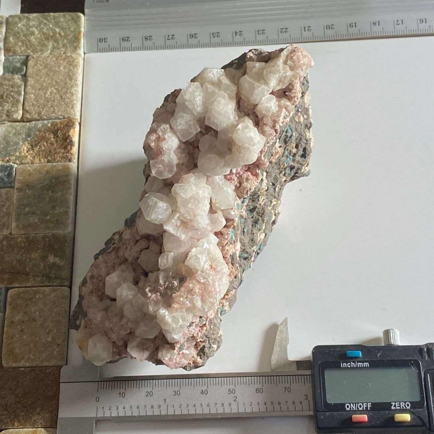 APOPHYLLITE FROM PUNE, MAHARASHTRA, INDIA 484g MF3969