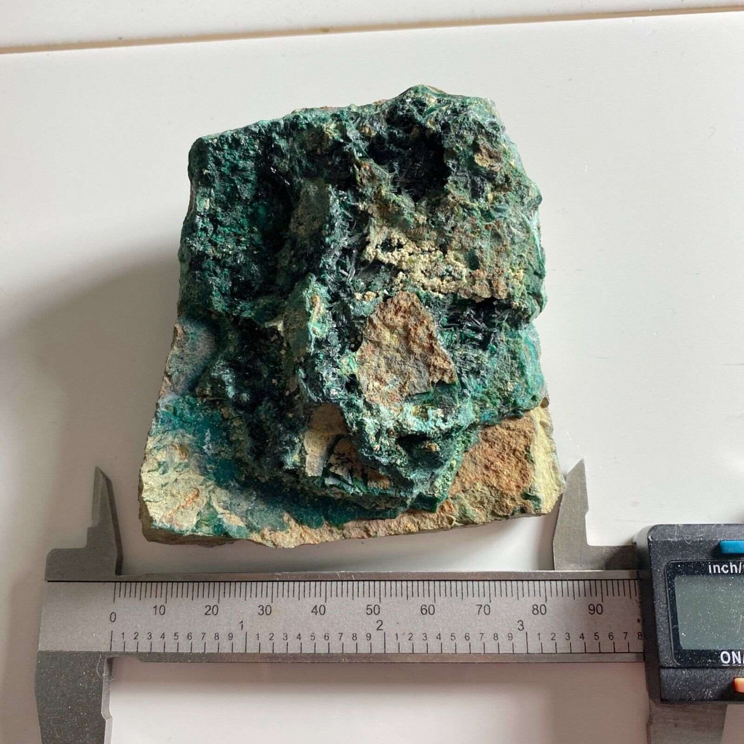 ATACAMITE WITH LIBETHENITE FROM ATACAMA, CHILE 233g MF758