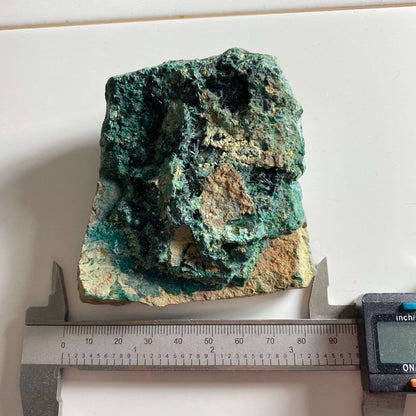 ATACAMITE WITH LIBETHENITE FROM ATACAMA, CHILE 233g MF758