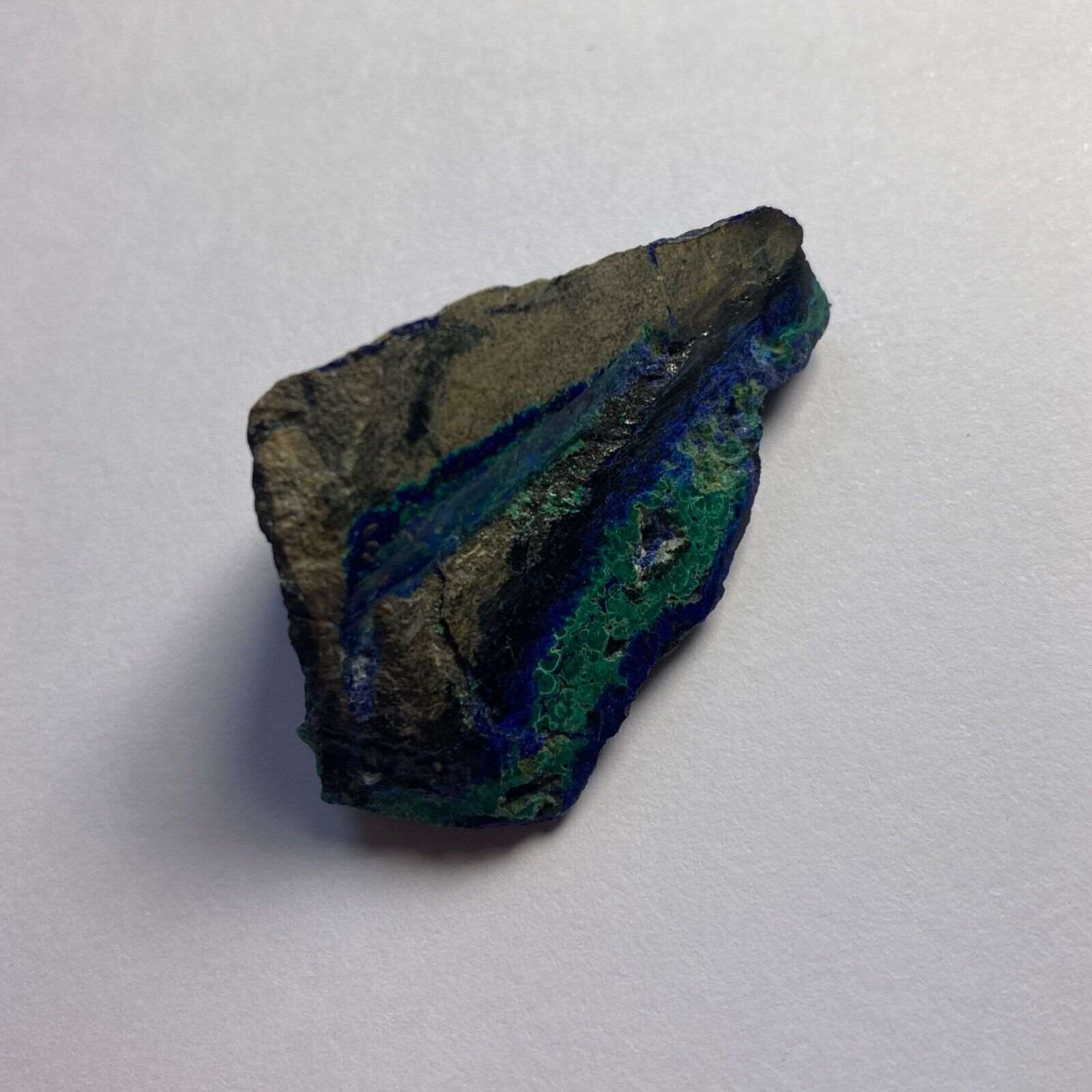 AZURITE/MALACHITE/CHALCOCITE FROM ARIZONA 15g MF616