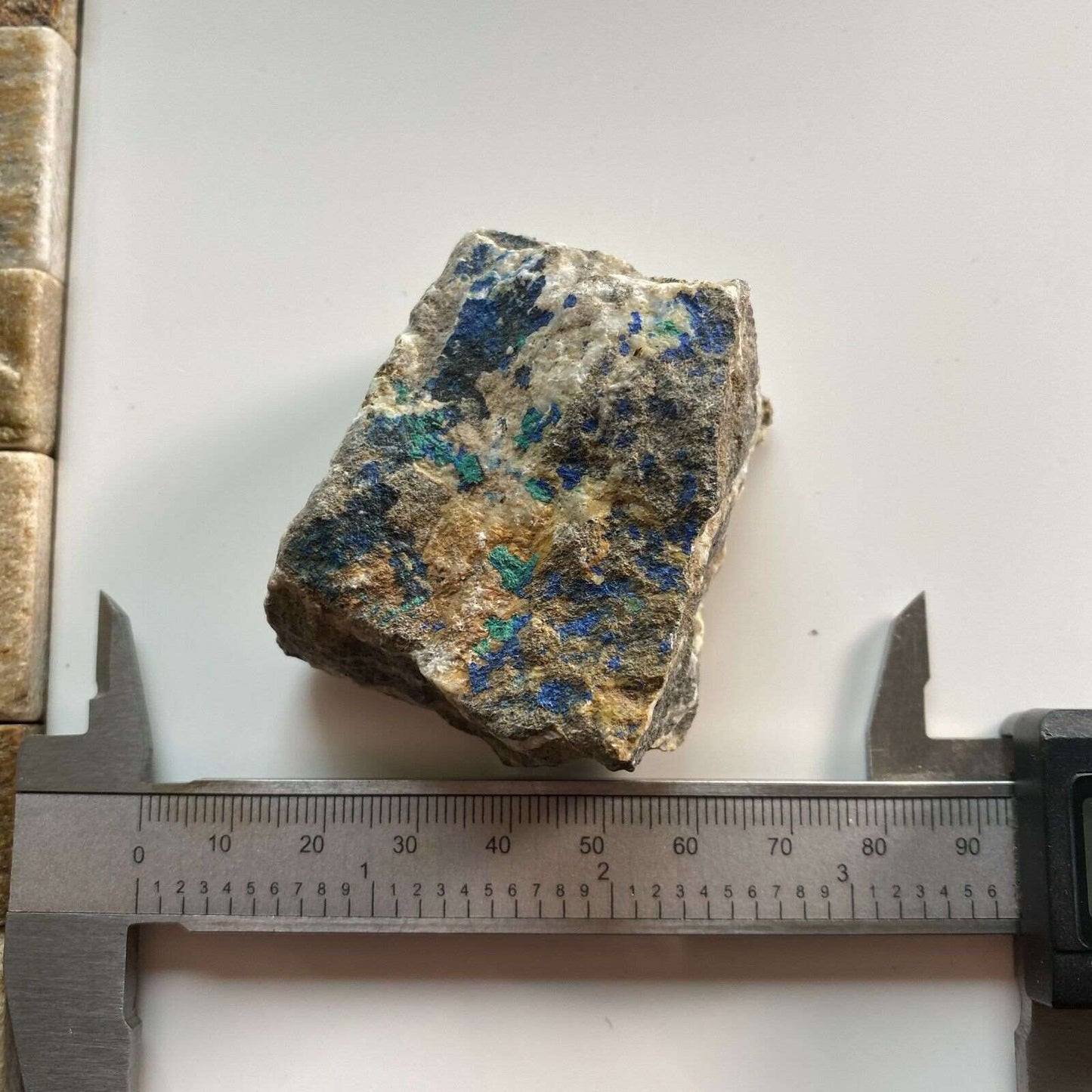 AZURITE & MALACHITE 0N MATRIX FROM IRELAND 84g MF127