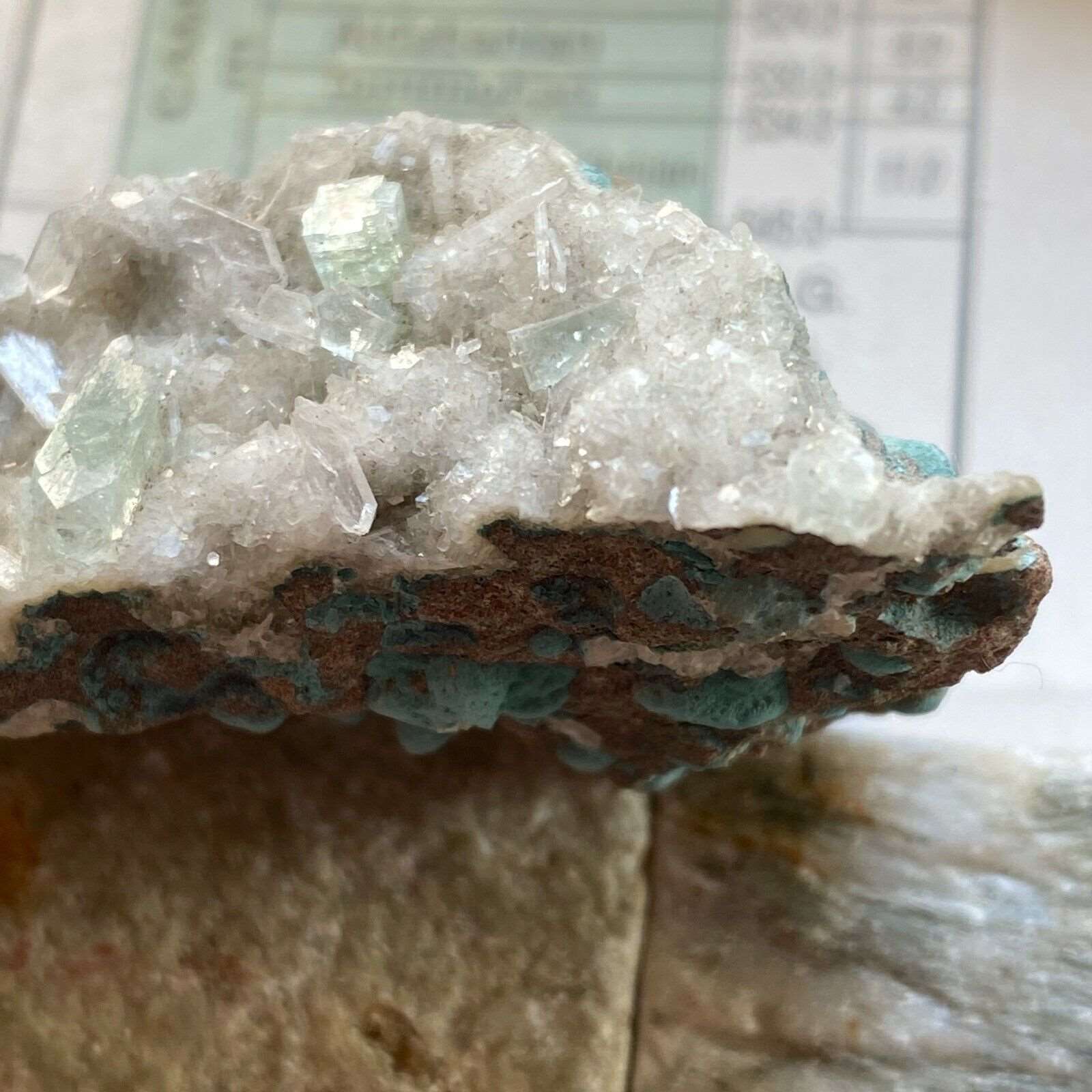 APOPHYLLITE ON MATRIX FROM PUNE DISTRICT, INDIA 42g MF6542