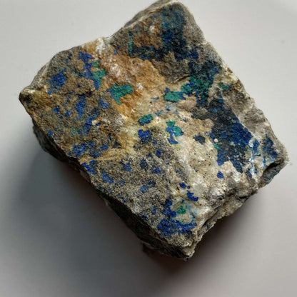 AZURITE & MALACHITE 0N MATRIX FROM IRELAND 84g MF127