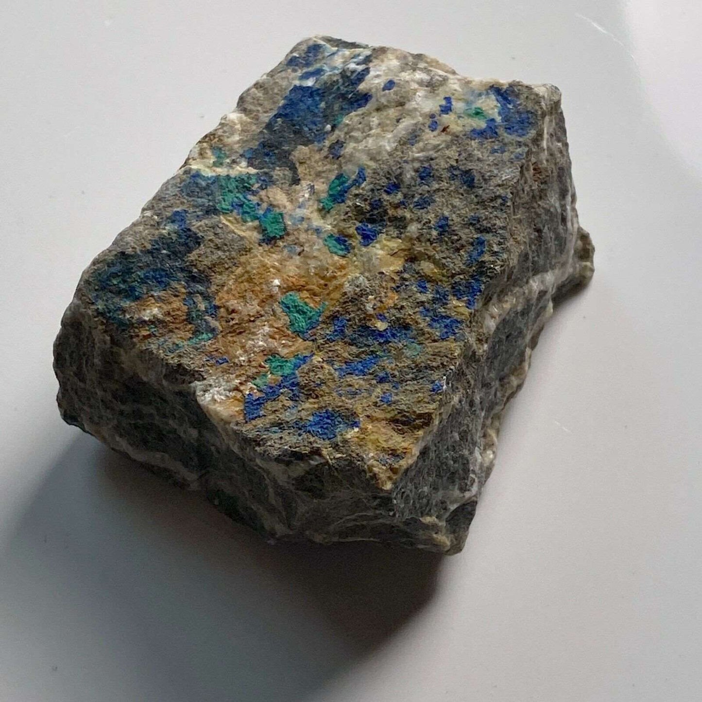 AZURITE & MALACHITE 0N MATRIX FROM IRELAND 84g MF127