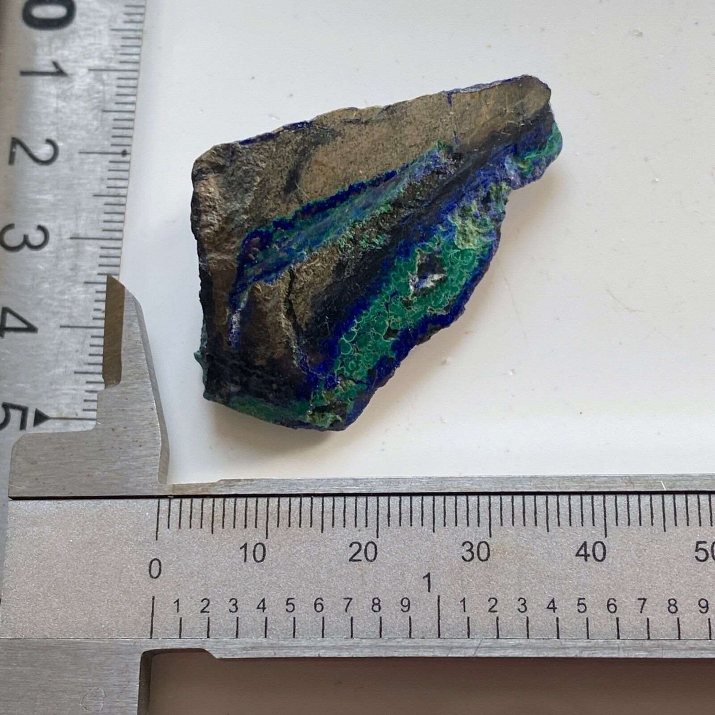 AZURITE/MALACHITE/CHALCOCITE FROM ARIZONA 15g MF616