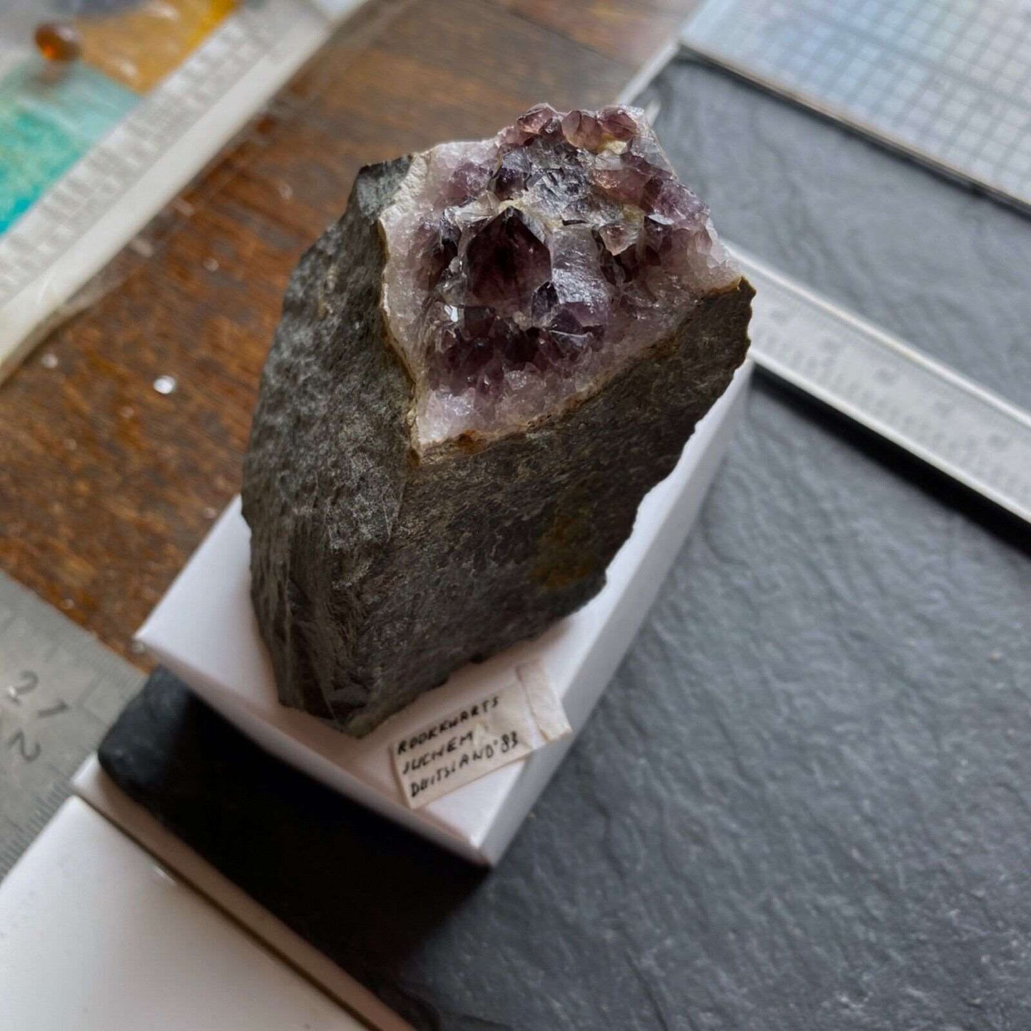 AMETHYST QUARTZ FROM JUCHEM QUARRY, GERMANY 165g  MF155C