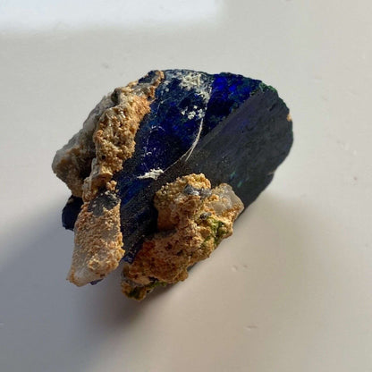 AZURITE/MALACHITE WITH CUPRIAN ADAMITE FROM TSUMEB MINE, NAMIBIA 20g MF1037