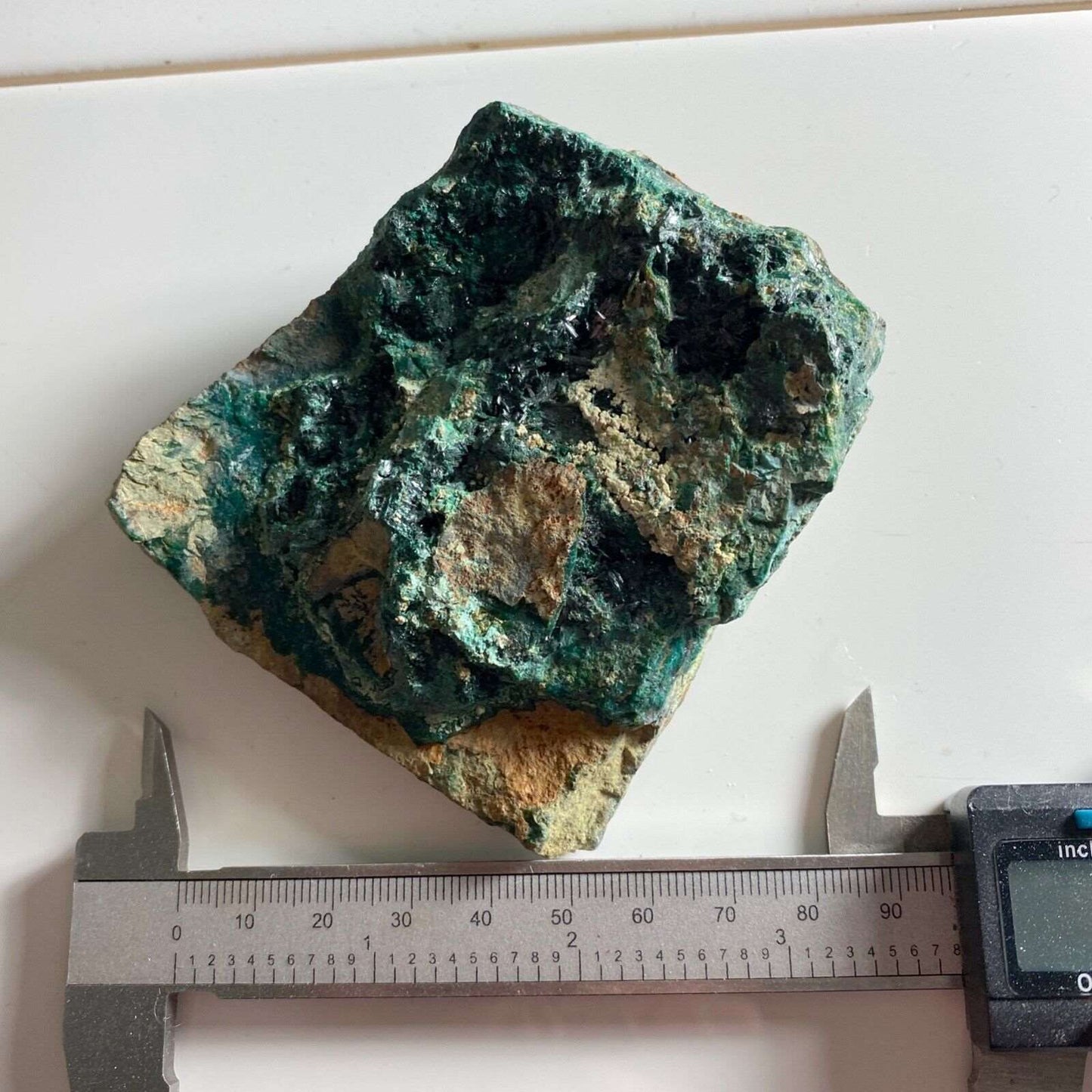 ATACAMITE WITH LIBETHENITE FROM ATACAMA, CHILE 233g MF758