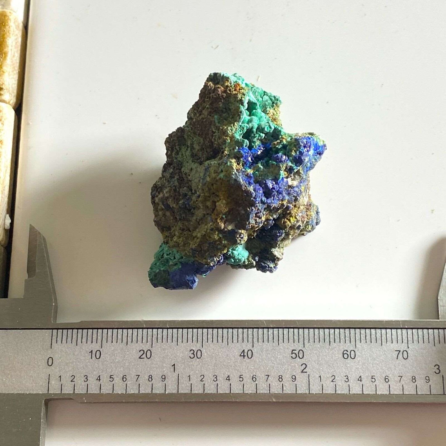 AZURITE/MALACHITE ON MATRIX FROM COPPER BELT ZAMBIA 35g. MF6316