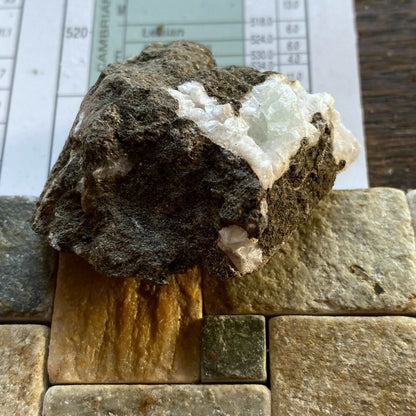 APOTHYLITE & THOMSONITE ON MATRIX FROM SCOTLAND  MF181