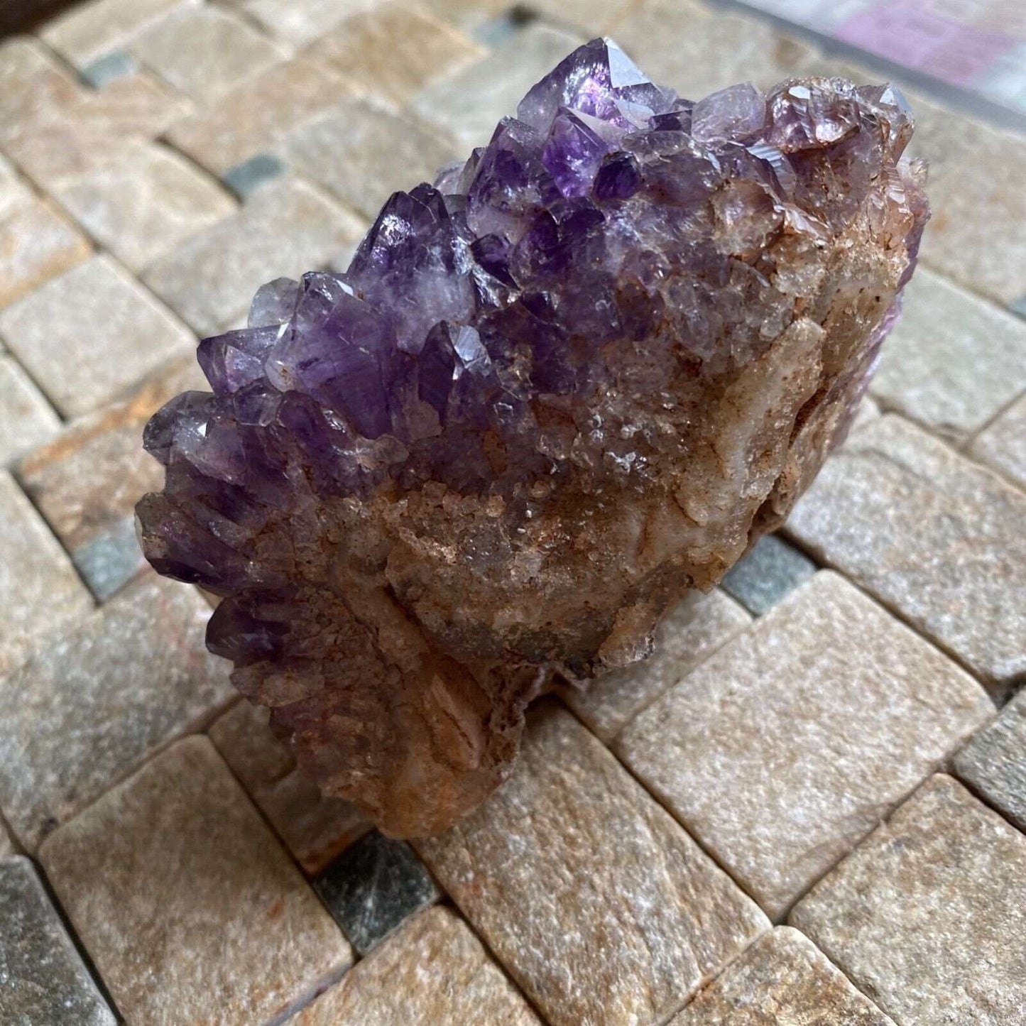 AMETHYST QUARTZ FROM ELLIS-JONES MINE, U.S.A. 206g MF1169