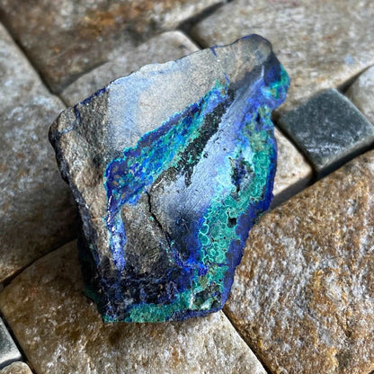 AZURITE/MALACHITE/CHALCOCITE FROM ARIZONA 15g MF616