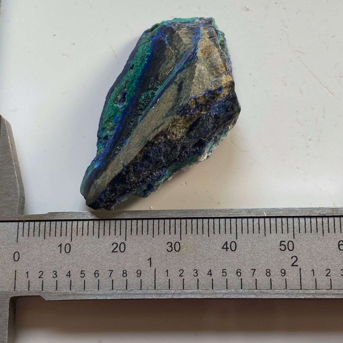 AZURITE/MALACHITE/CHALCOCITE FROM ARIZONA 15g MF616