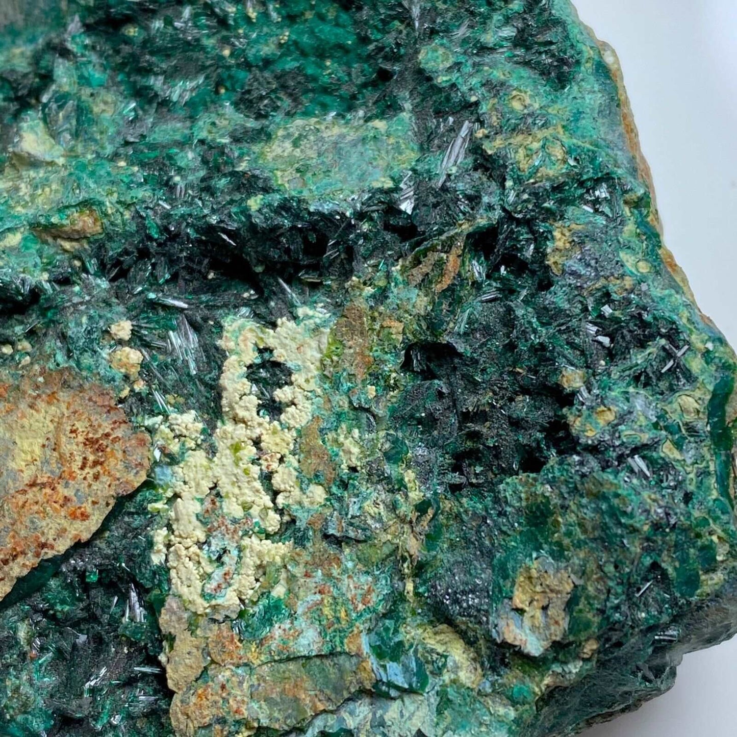 ATACAMITE WITH LIBETHENITE FROM ATACAMA, CHILE 233g MF758