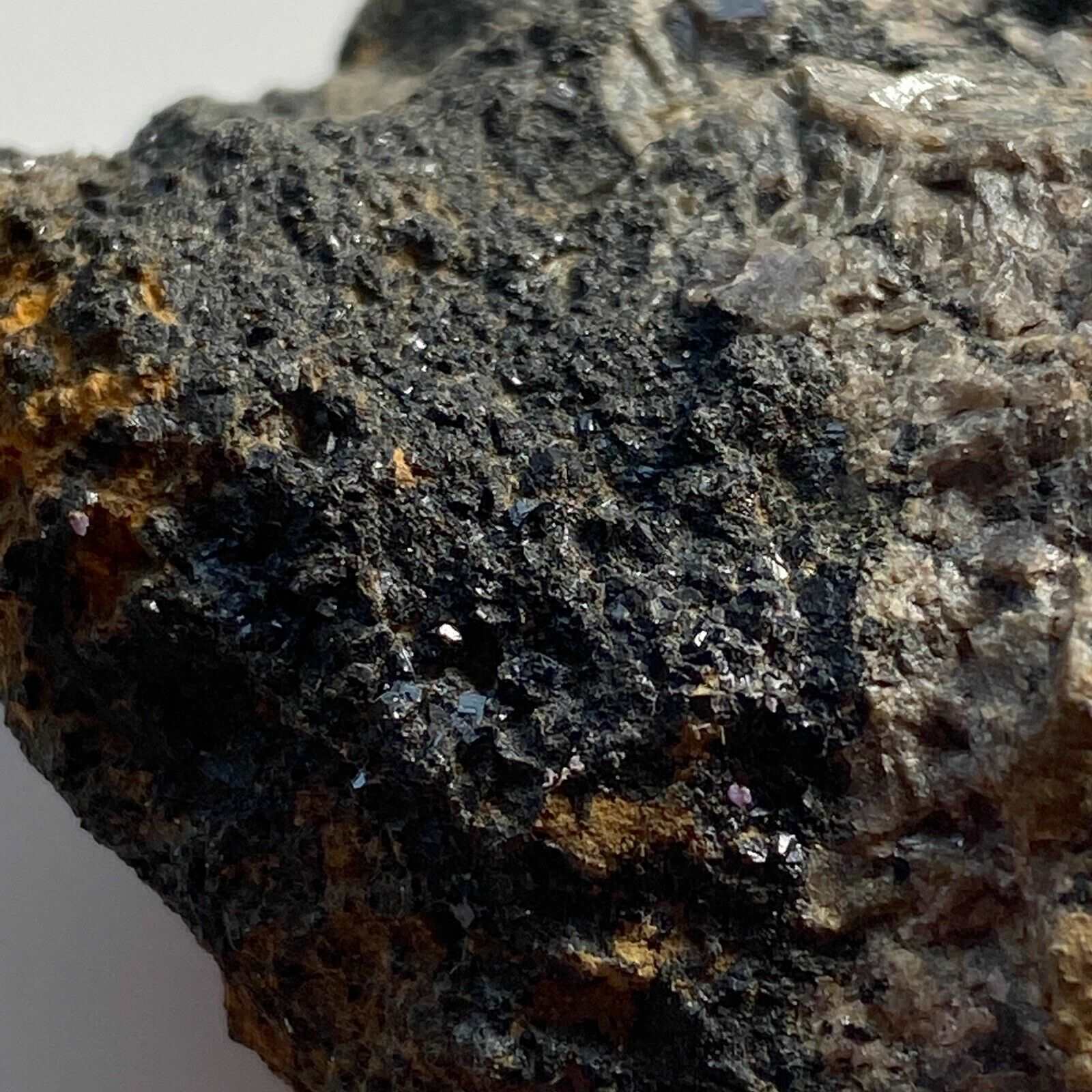 AXINITE ON MATRIX FROM BOTALLACK, ST JUST, CORNWALL  152g  MF258