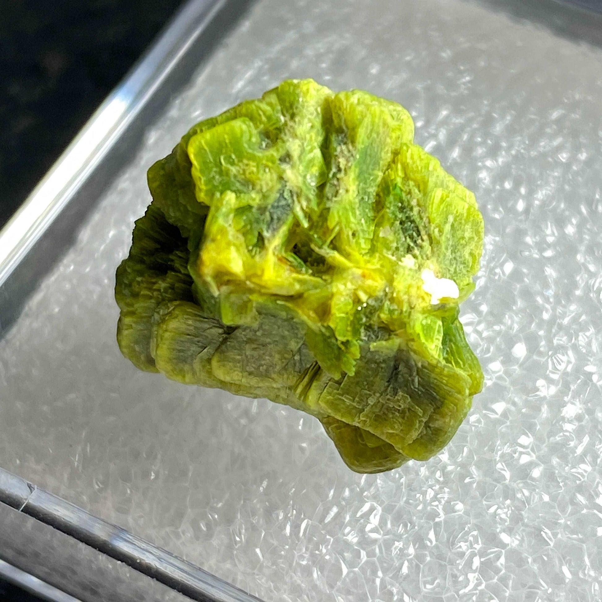 AUTUNITE (URANYL PHOSPHATE) FROM HUNAN CHINA. 3g MF1372