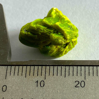 AUTUNITE (URANYL PHOSPHATE) FROM HUNAN CHINA. 3g MF1372