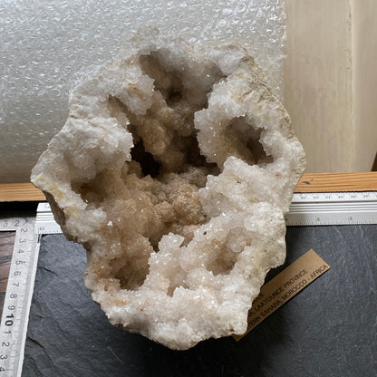 QUARTZ GEODE FROM BU CRAA, MOROCCO BEAUTIFUL SUBSTANTIAL SPECIMEN 3.2kg MF2003