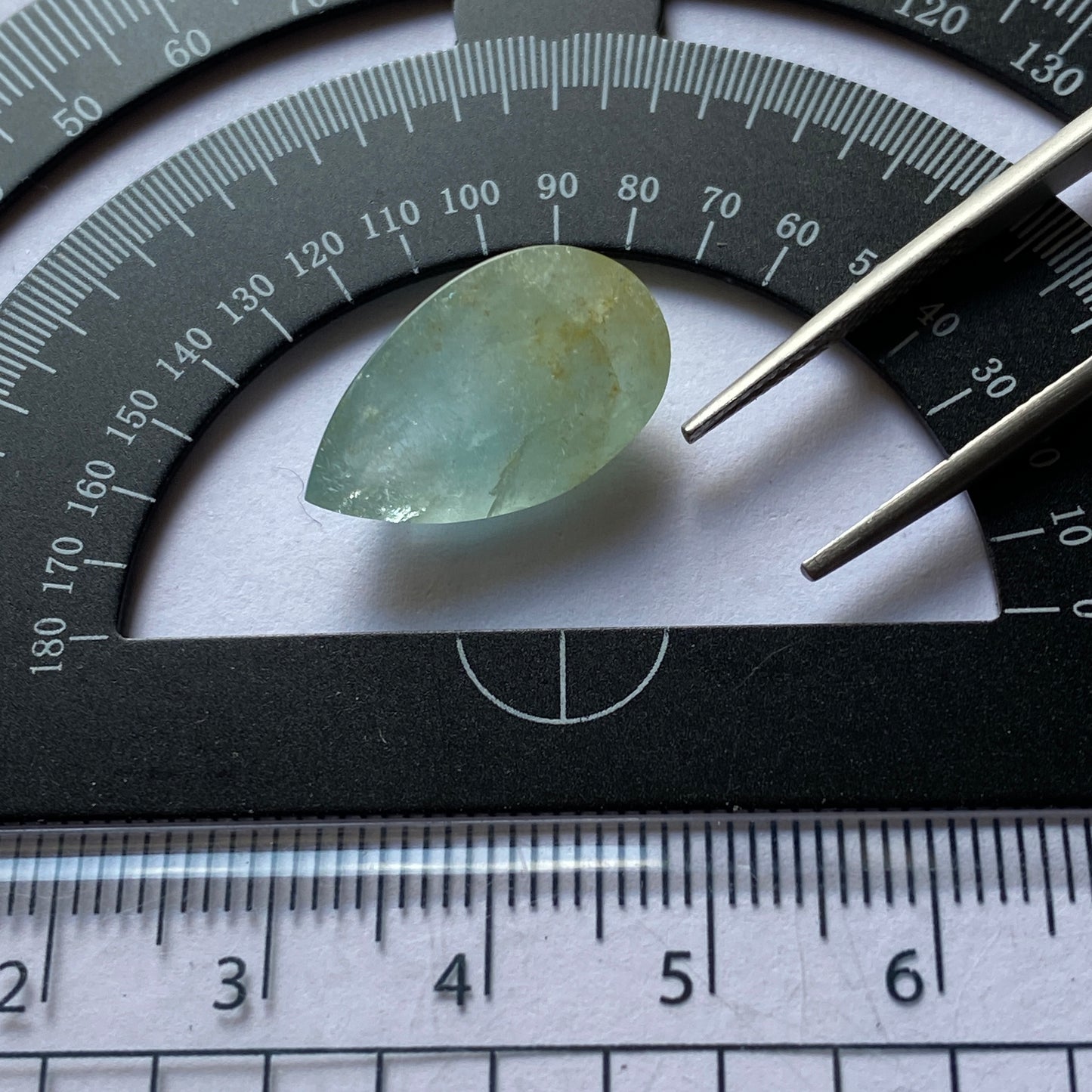 AQUAMARINE BERYL NATURAL GEMSTONE - LA ESTERANZA MINE, ARGENTINA 9.82Ct MFG5347