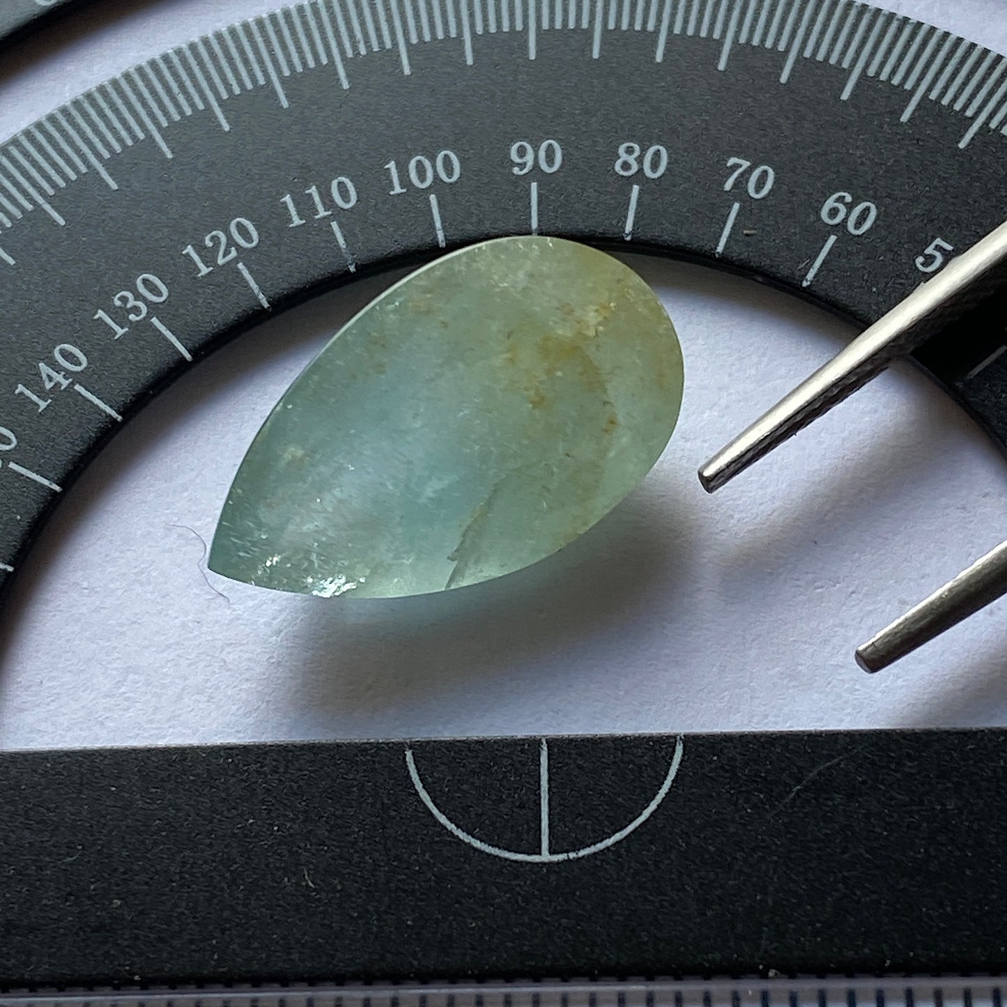 AQUAMARINE BERYL NATURAL GEMSTONE - LA ESTERANZA MINE, ARGENTINA 9.82Ct MFG5347