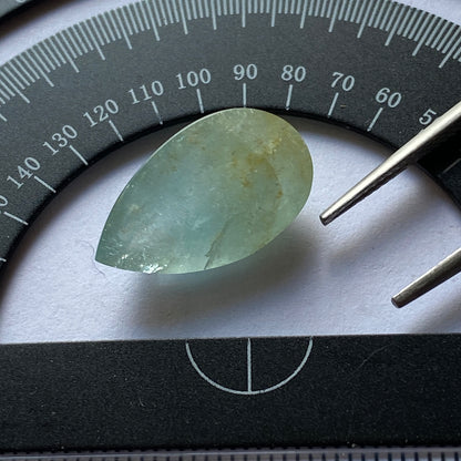 AQUAMARINE BERYL NATURAL GEMSTONE - LA ESTERANZA MINE, ARGENTINA 9.82Ct MFG5347