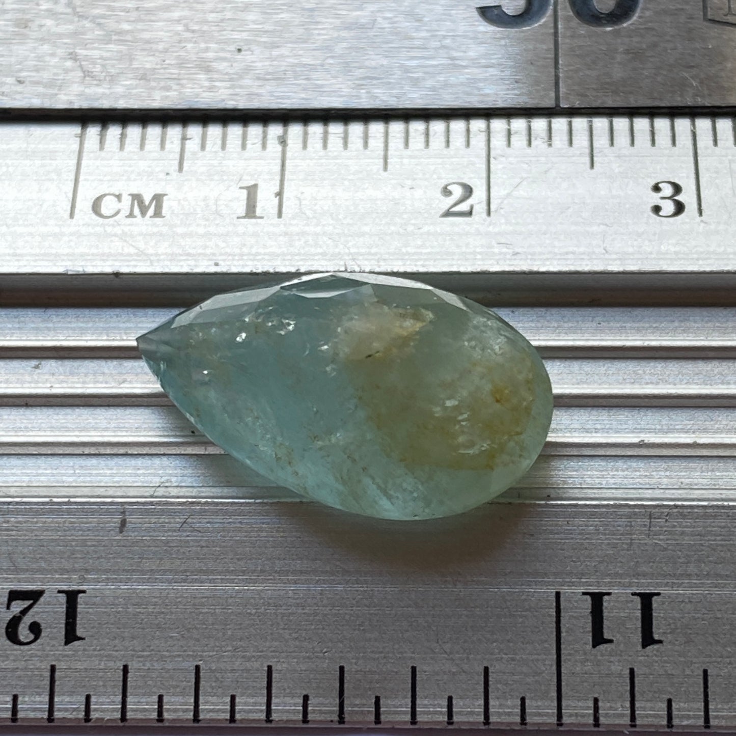 AQUAMARINE BERYL NATURAL GEMSTONE - LA ESTERANZA MINE, ARGENTINA 9.82Ct MFG5347