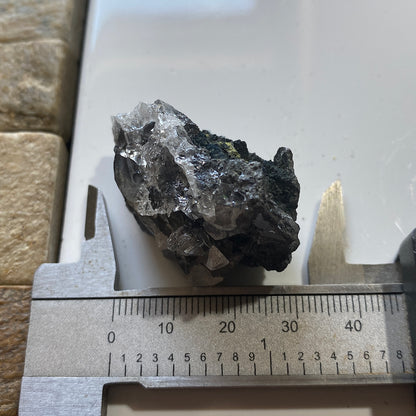 GALENA WITH CERUSSITE : NEWPORTH BEACH, FALMOUTH, CORNWALL  84g MF5197