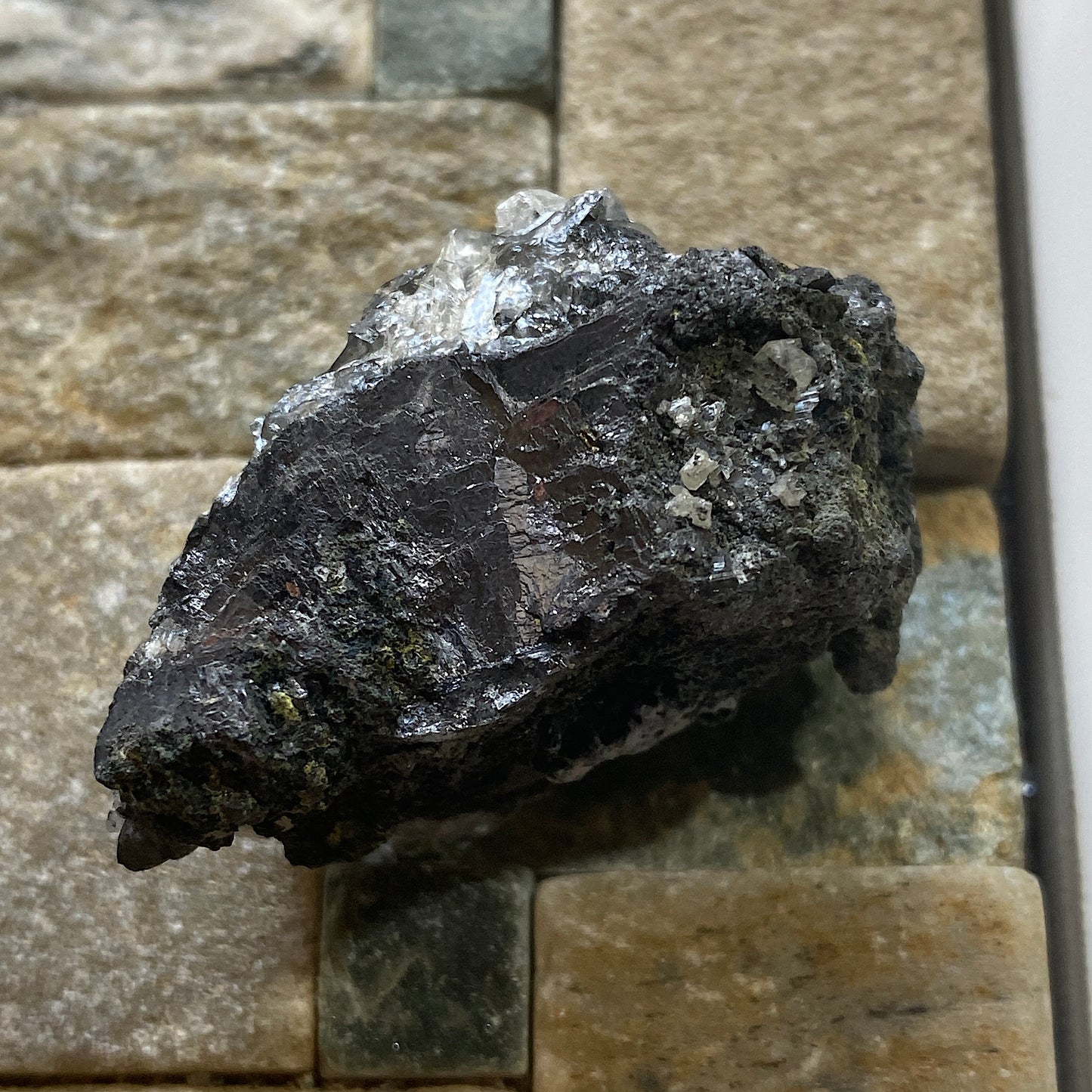 GALENA WITH CERUSSITE : NEWPORTH BEACH, FALMOUTH, CORNWALL  84g MF5197