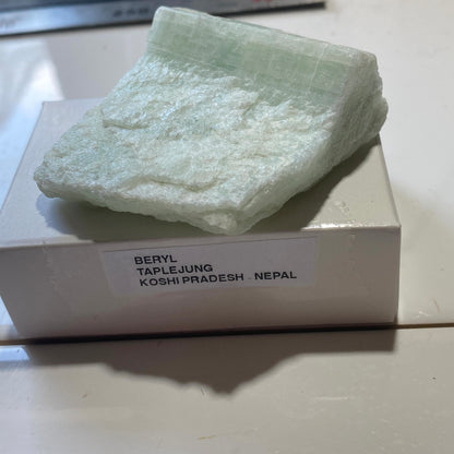 BERYL[BLUE-GREEN] : TAPLEJUNG, KOSHI PRADESH, NEPAL. 78g MF5198