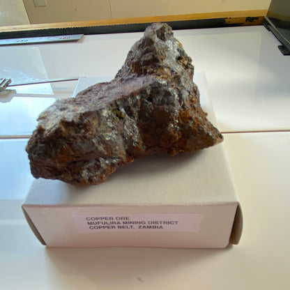 COPPER ORE FROM MUFULIRA M.D. ZAMBIA 228g MF2008